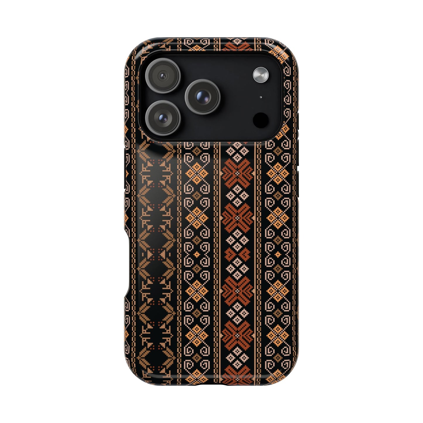Floral Tatriz geometric Design - Iphone Magnetic Tough Case