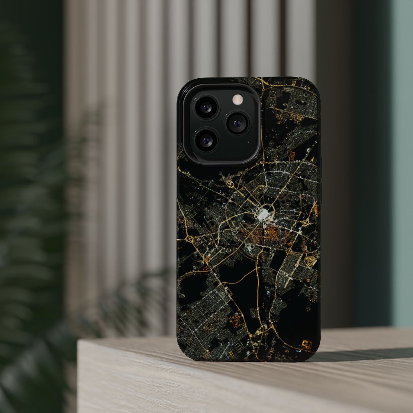 Al Madina Munawarah from Space - City of Lights- Iphone Magnetic Tough Cases