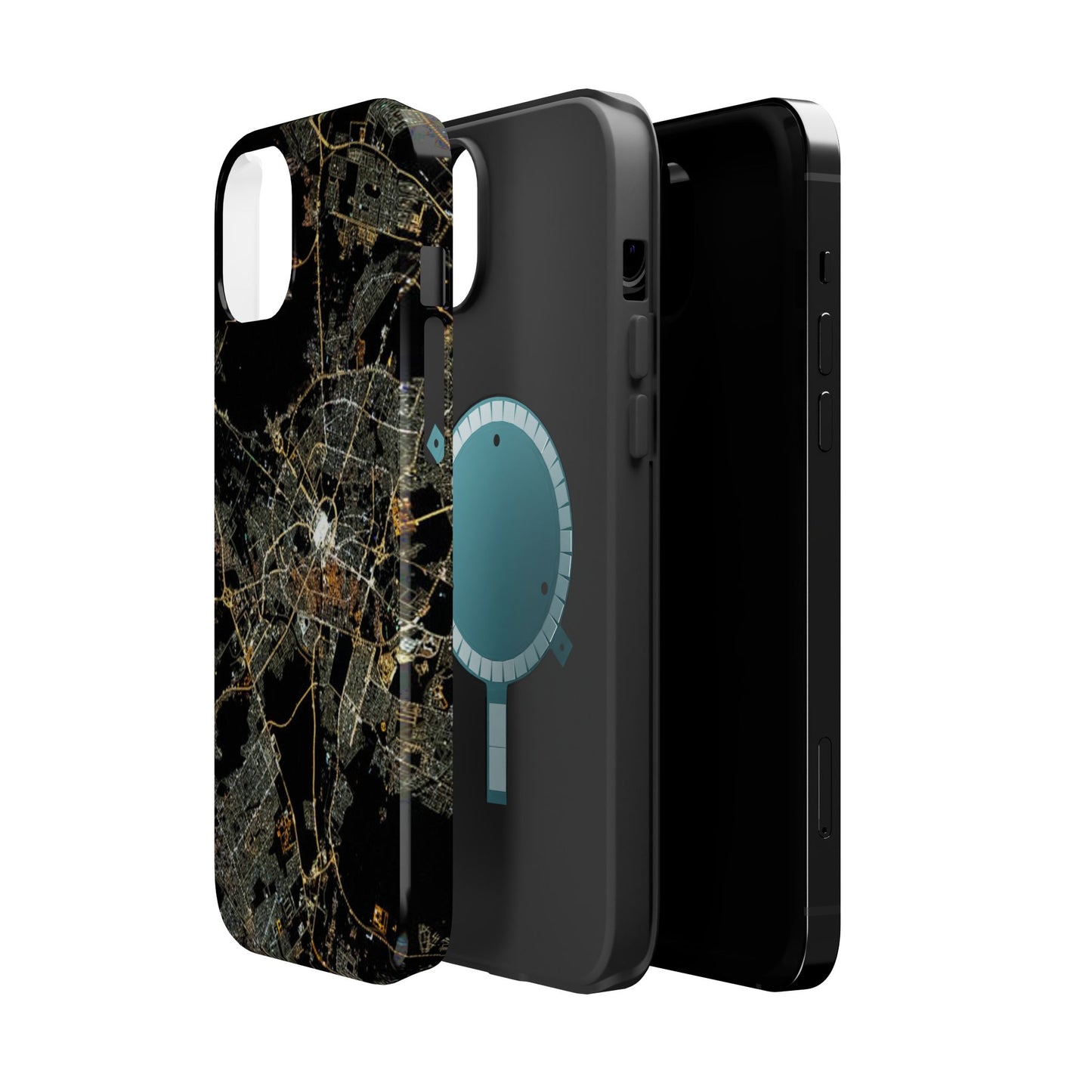 Al Madina Munawarah from Space - City of Lights- Iphone Magnetic Tough Cases