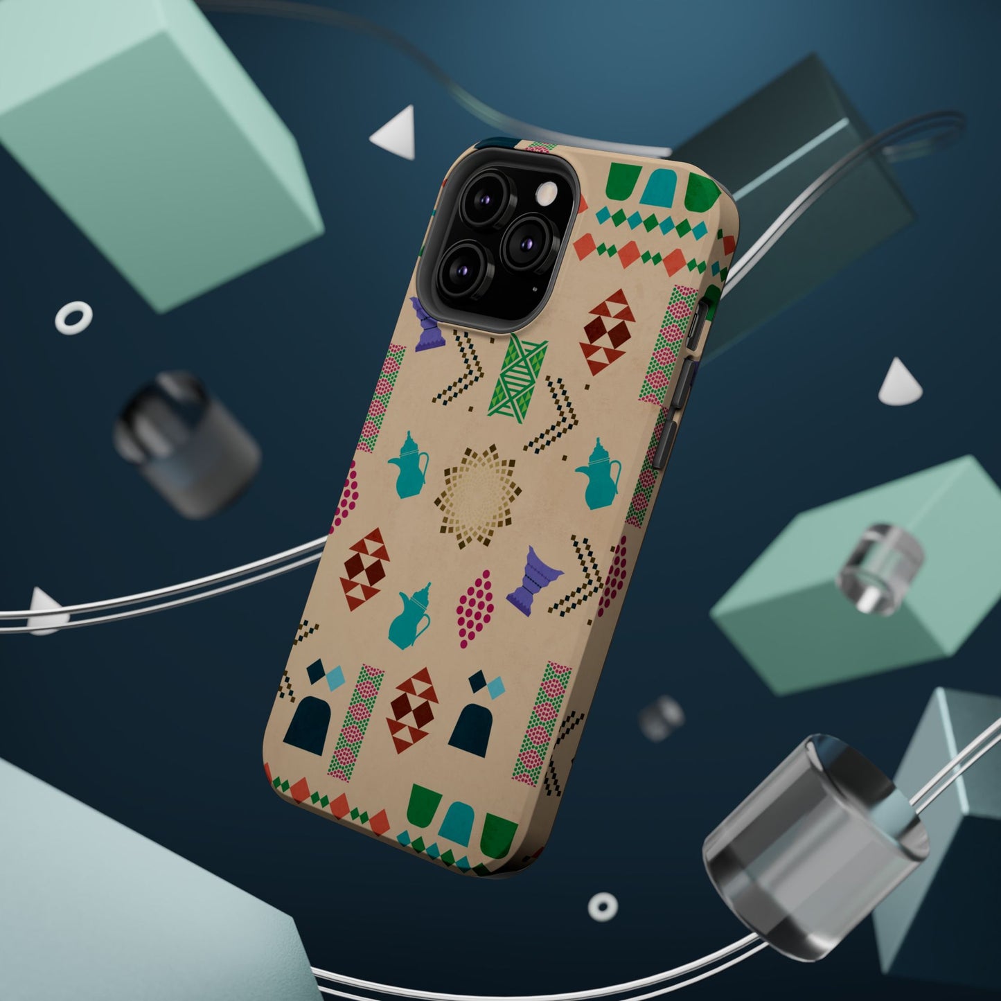Arabian symbols Design - Iphone Magnetic Tough Case