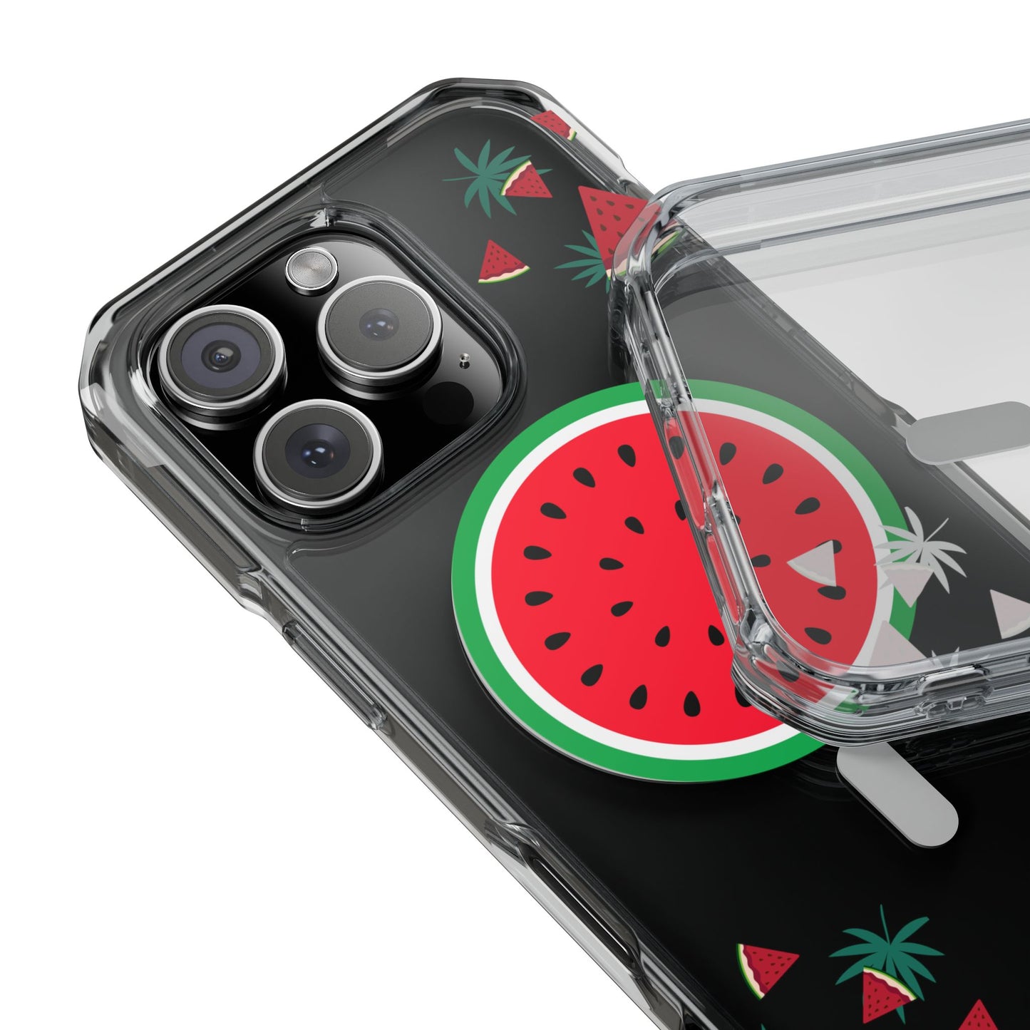 Watermelon 🍉 Magnetic Clear Phone Case - Clear Impact Case