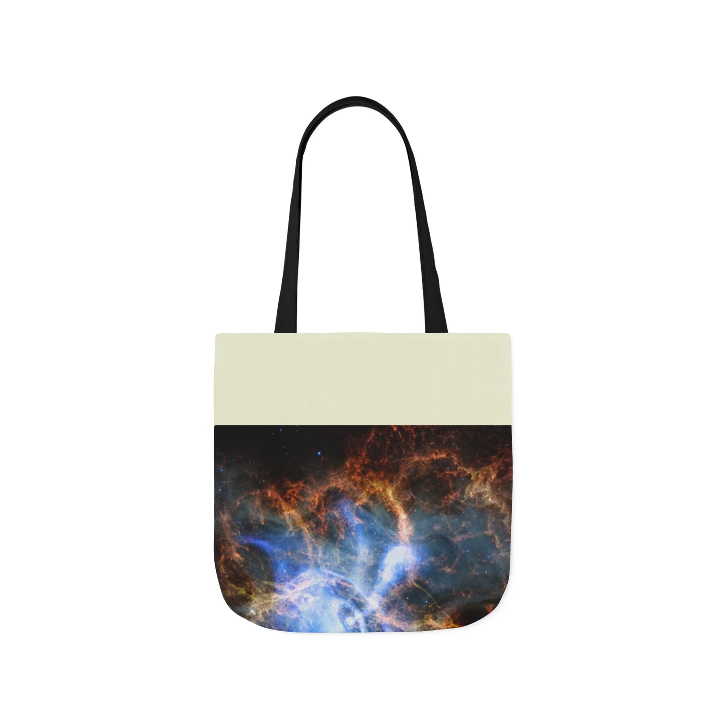 Crab Nebula Canvas Tote Bag, 3-Color Straps