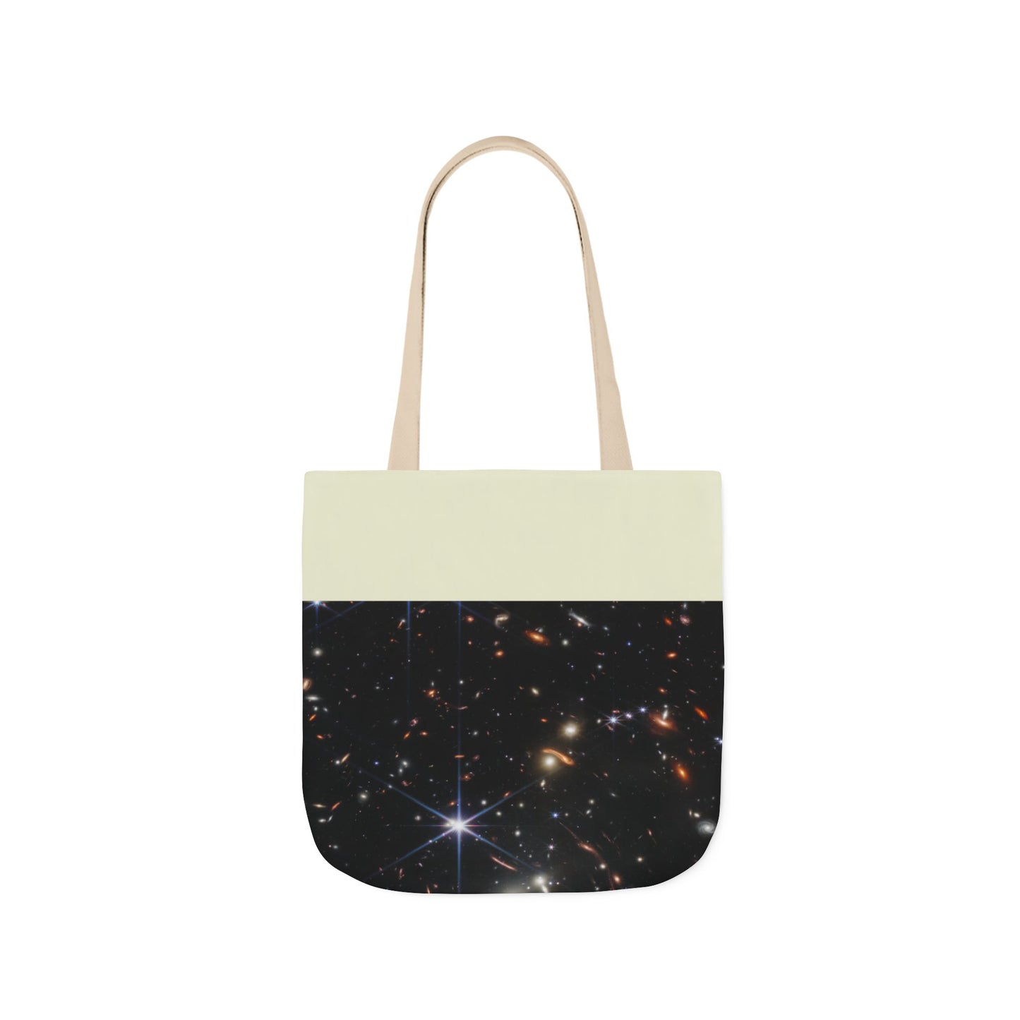 Deep Space Early Universe Canvas Tote Bag, 3-Color Straps