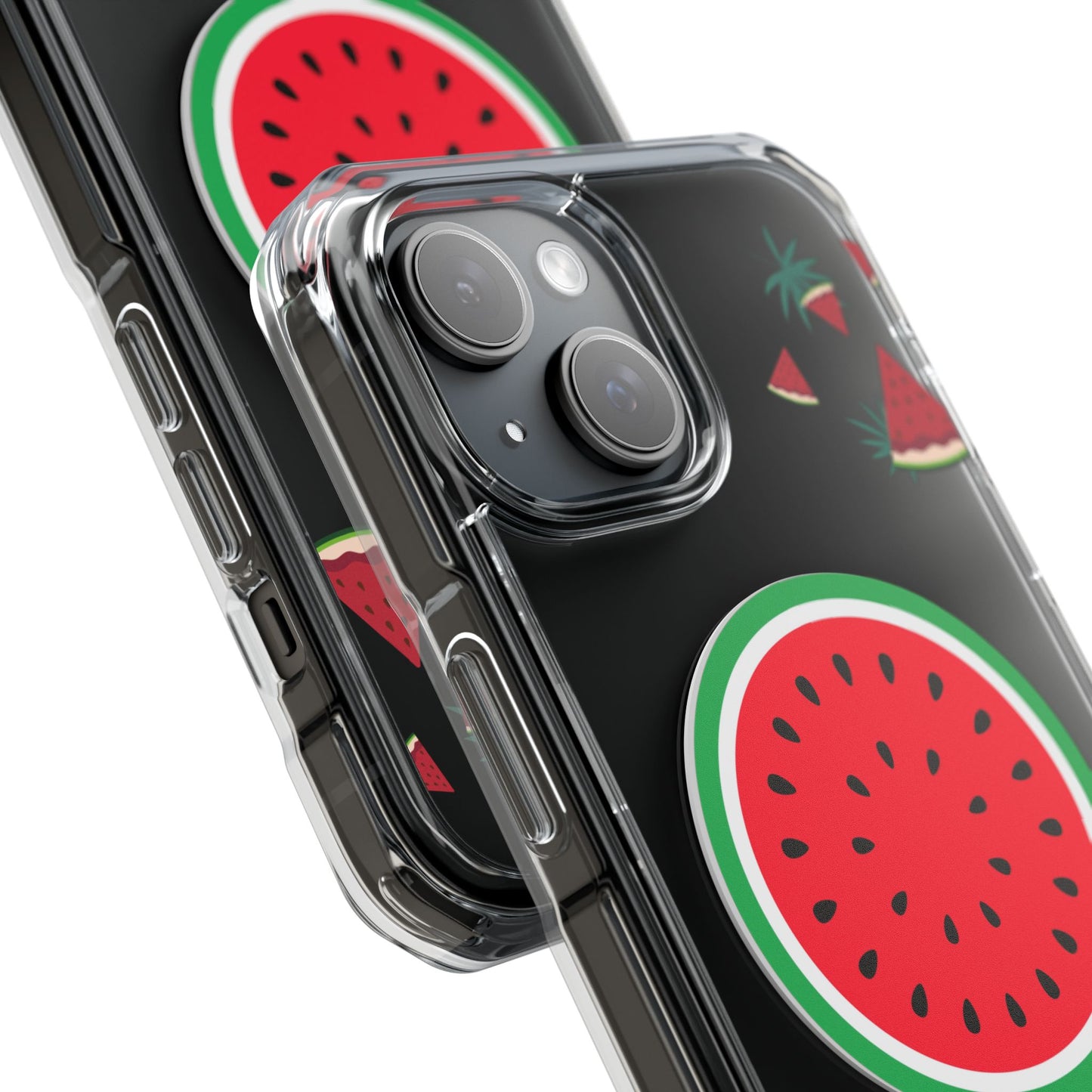 Watermelon 🍉 Magnetic Clear Phone Case - Clear Impact Case
