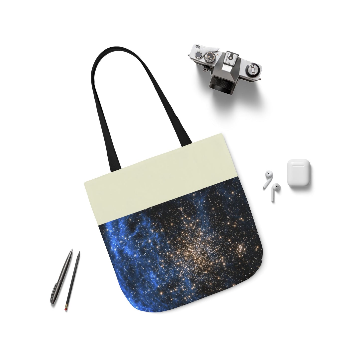 Star Cluster NGC 1850 Tote Bag, 3-Color Straps