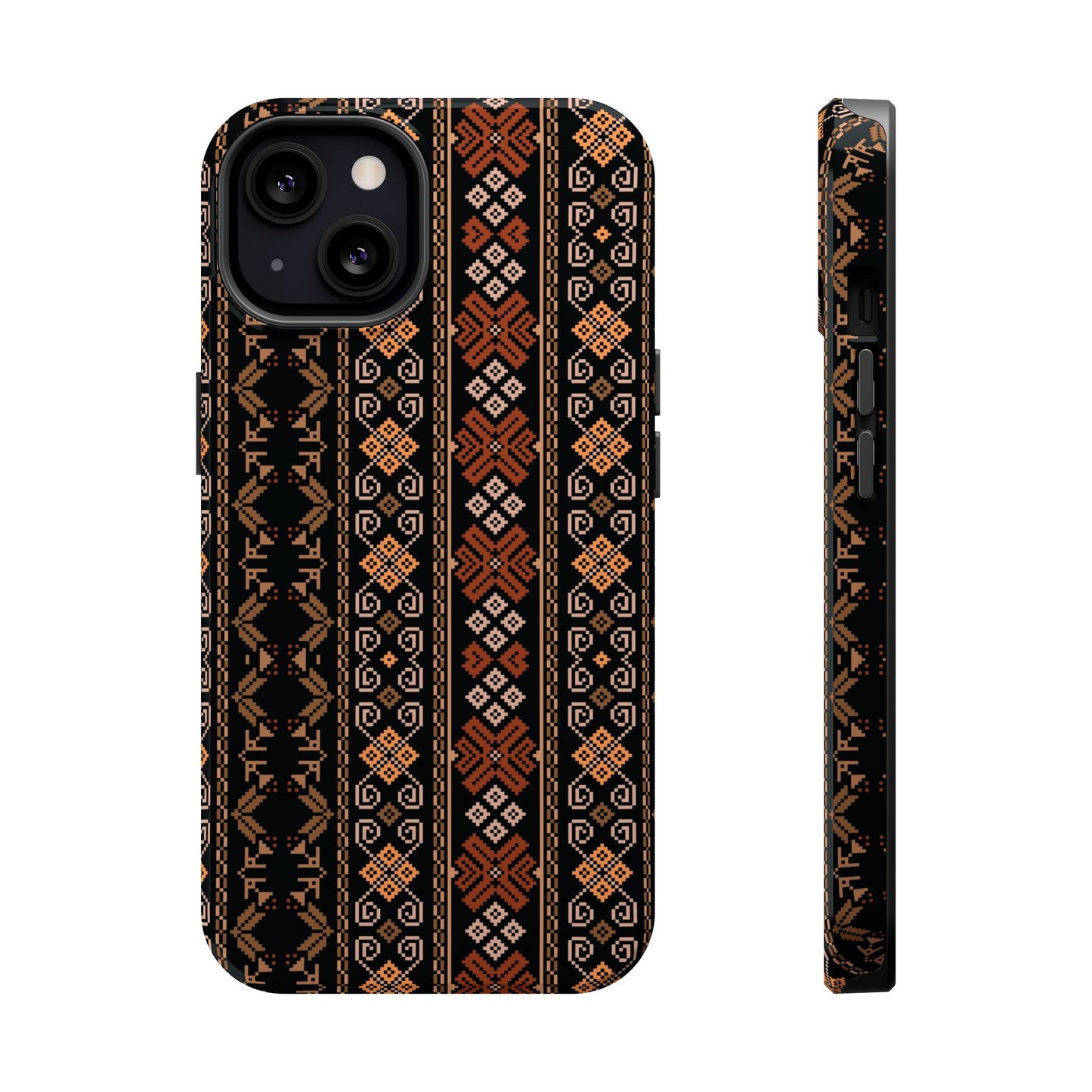 Floral Tatriz geometric Design - Iphone Magnetic Tough Case