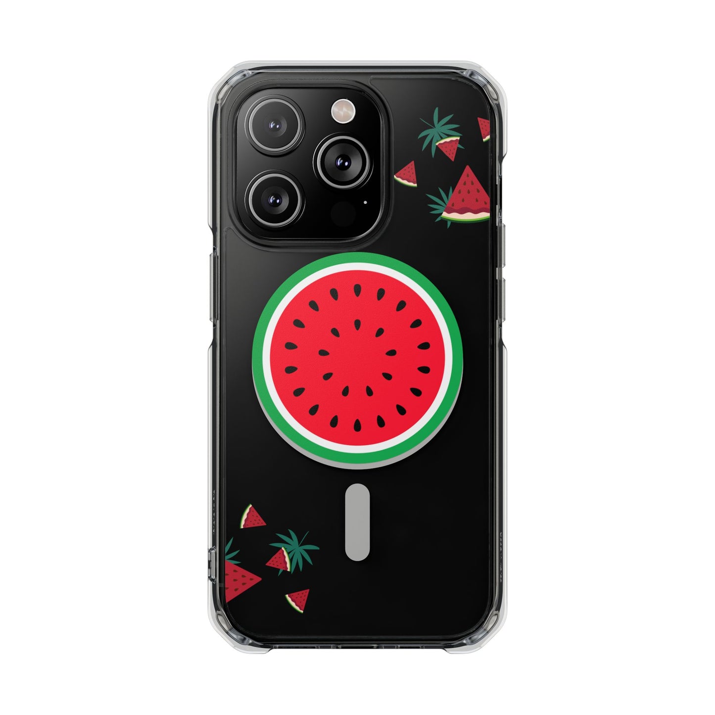 Watermelon 🍉 Magnetic Clear Phone Case - Clear Impact Case