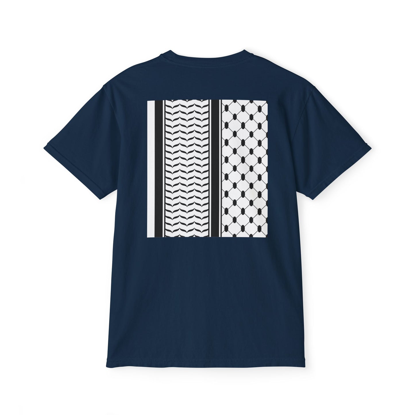 Hattah Black and White Stylish Graphic Pocket T-Shirt | Unisex| More Colors