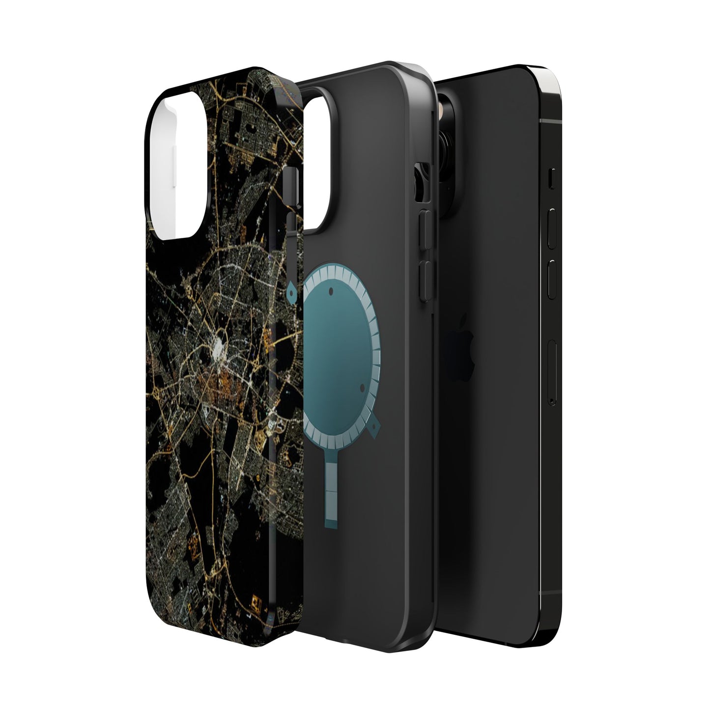 Al Madina Munawarah from Space - City of Lights- Iphone Magnetic Tough Cases