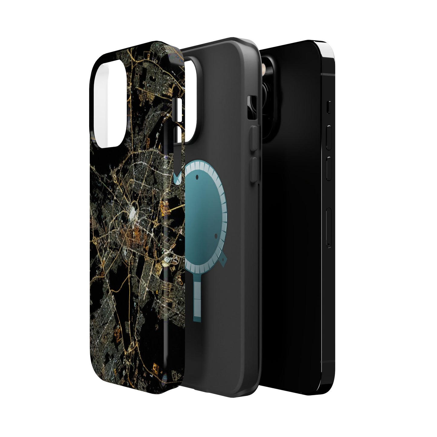 Al Madina Munawarah from Space - City of Lights- Iphone Magnetic Tough Cases