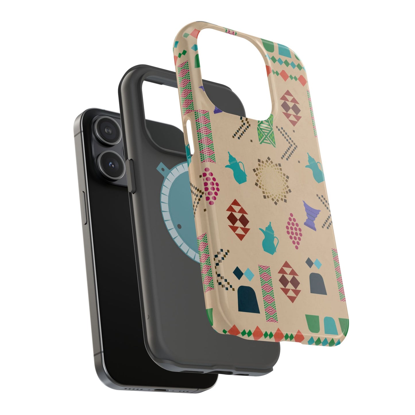 Arabian symbols Design - Iphone Magnetic Tough Case