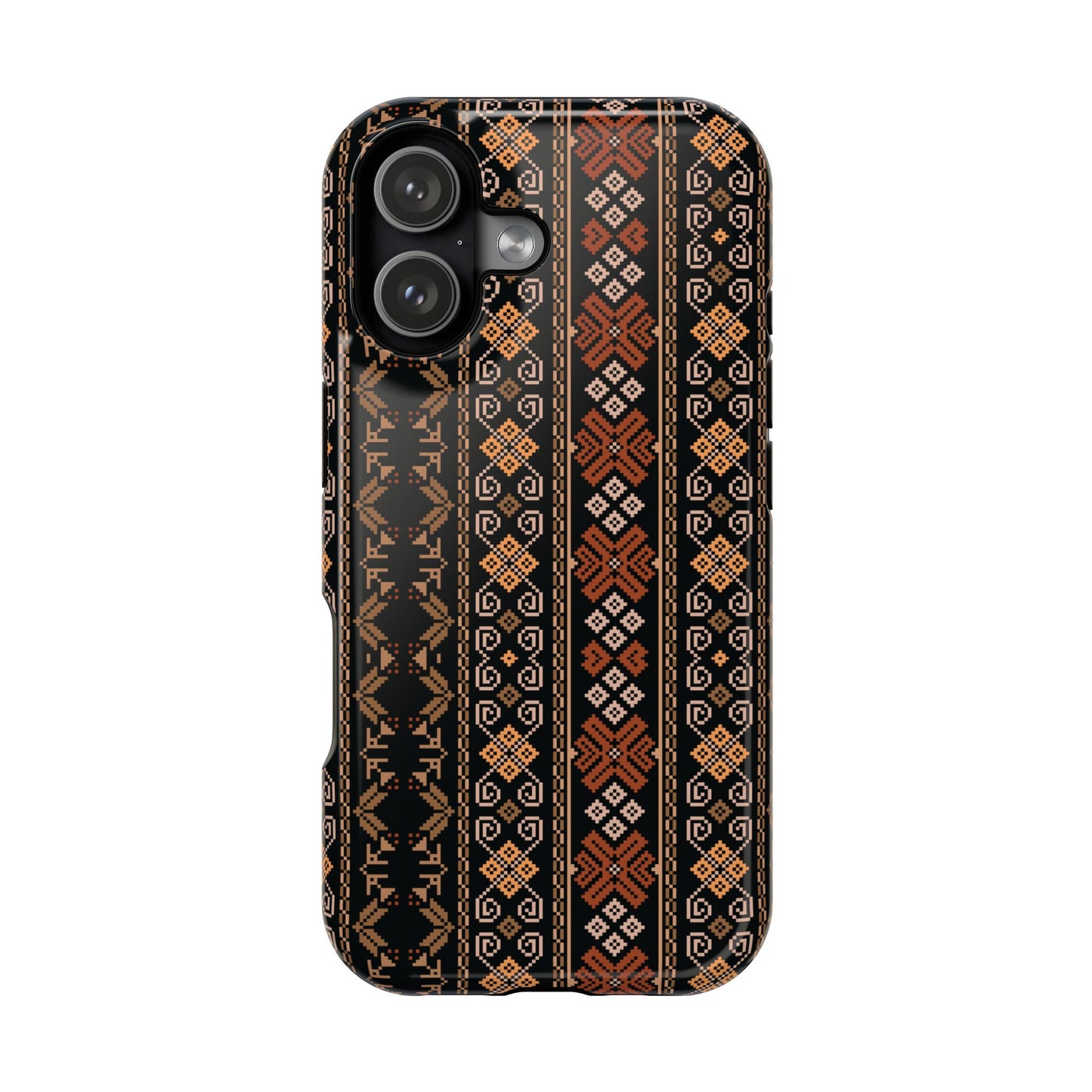 Floral Tatriz geometric Design - Iphone Magnetic Tough Case