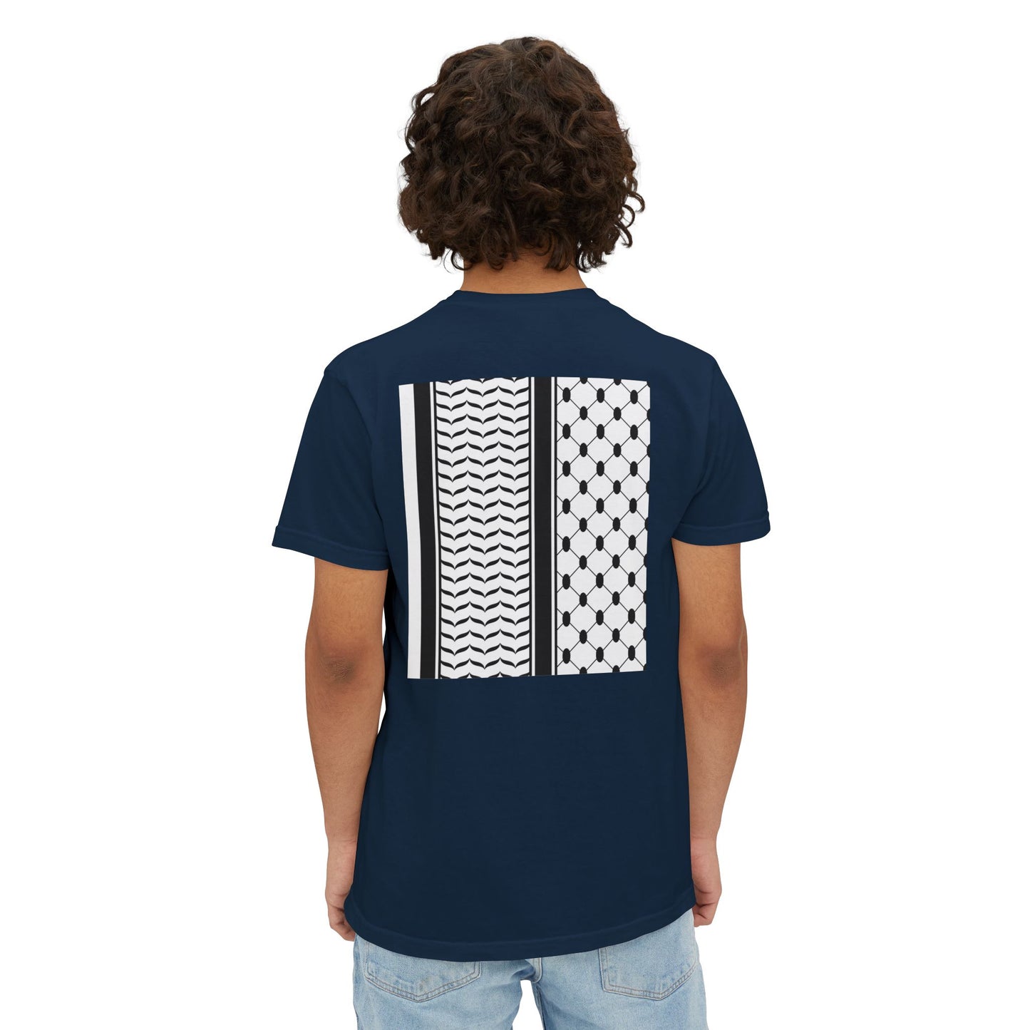 Hattah Black and White Stylish Graphic Pocket T-Shirt | Unisex| More Colors