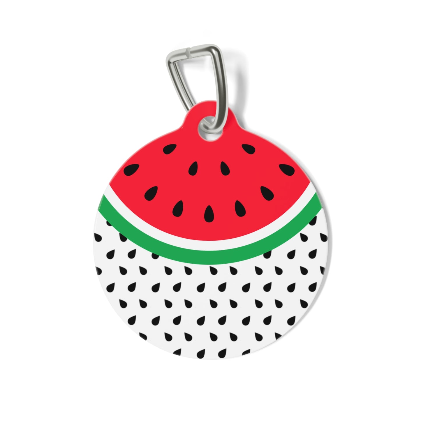 Watermelon Pet Tag, Personalized Cat/Dog Tag, Cat/Dog ID Tag, Unique Pet Accessory, Pet Gift Idea, Stylish Pet ID
