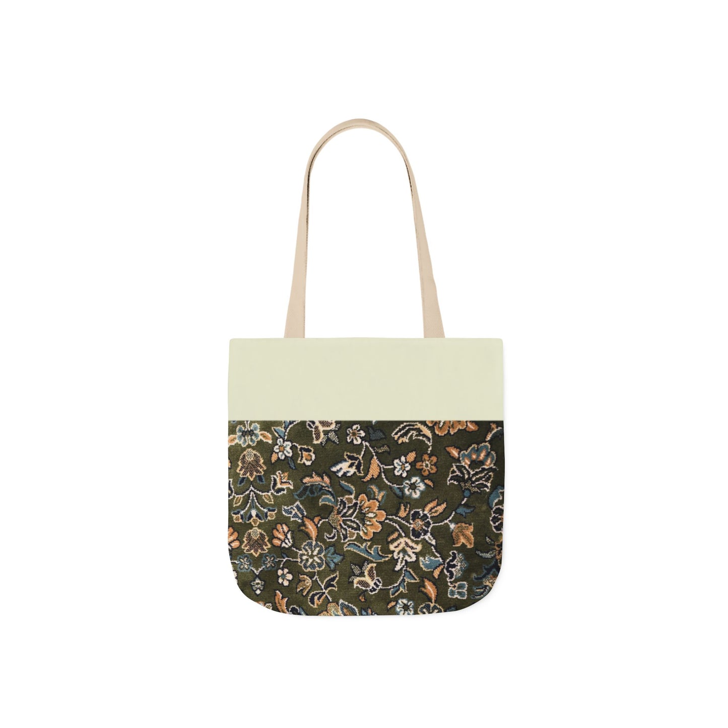 Rawdah Canvas Tote Bag, 3-Color Straps