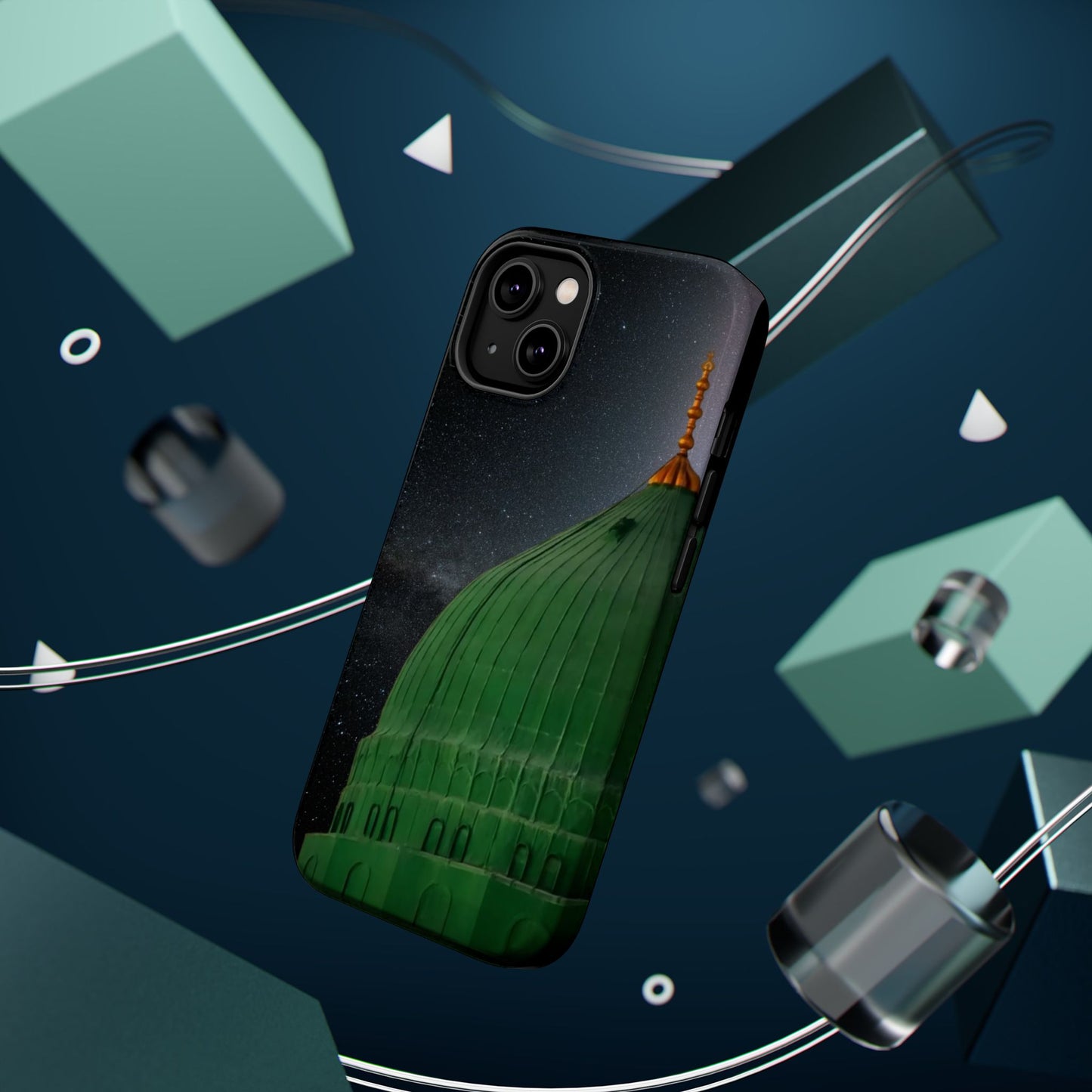 Green Dome Design Iphone Magnetic Tough Cases