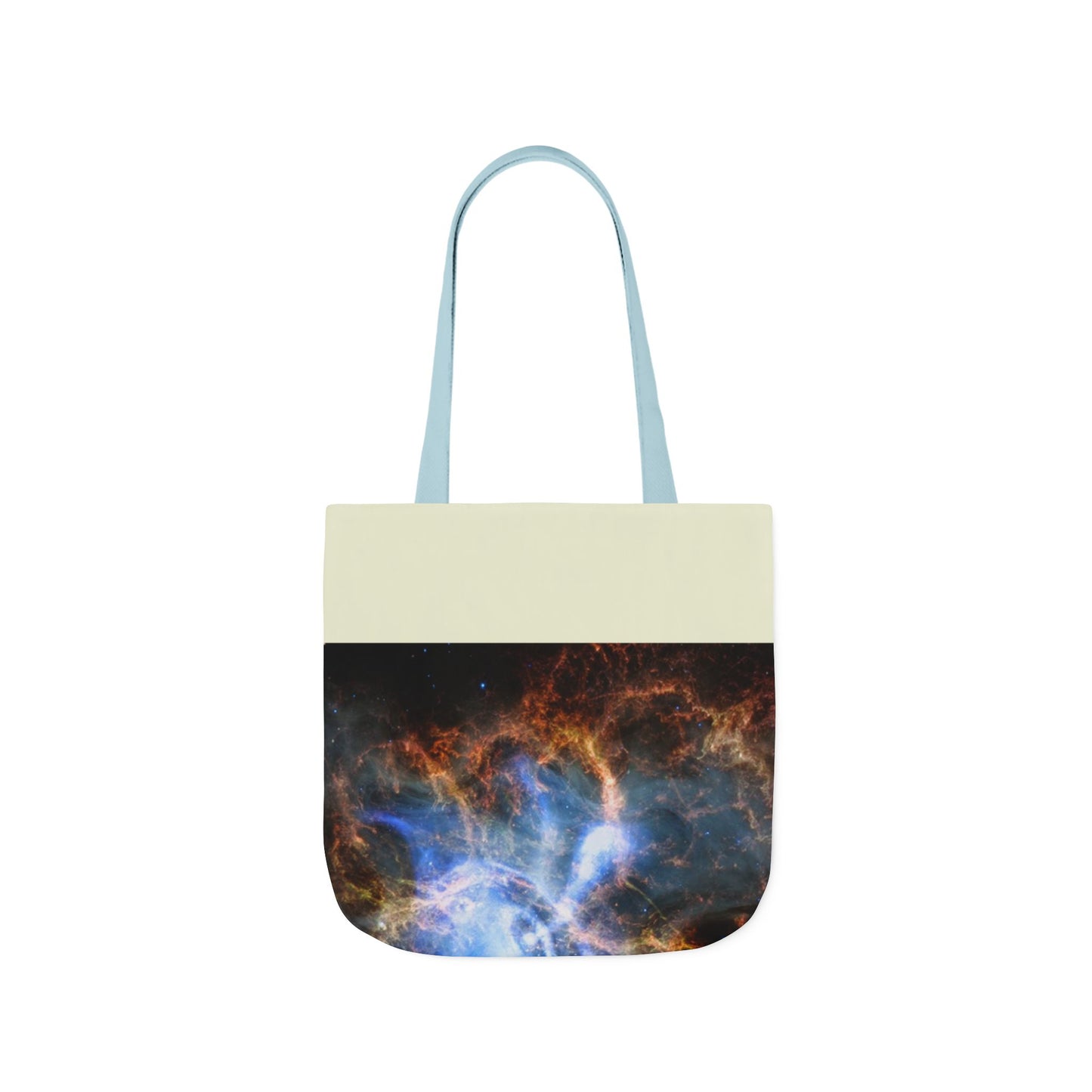 Crab Nebula Canvas Tote Bag, 3-Color Straps