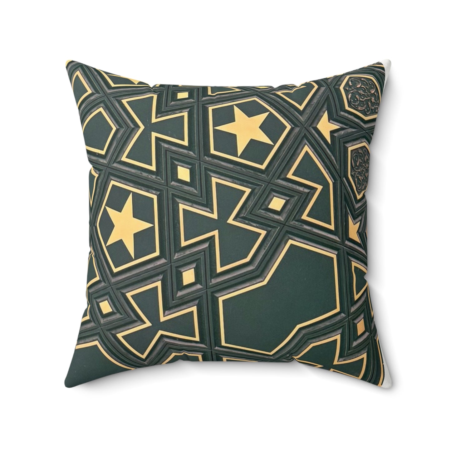 Masjid Al Haram Suede Square Pillow