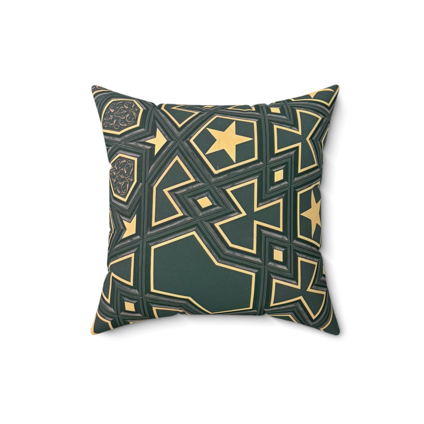 Masjid Al Haram Suede Square Pillow