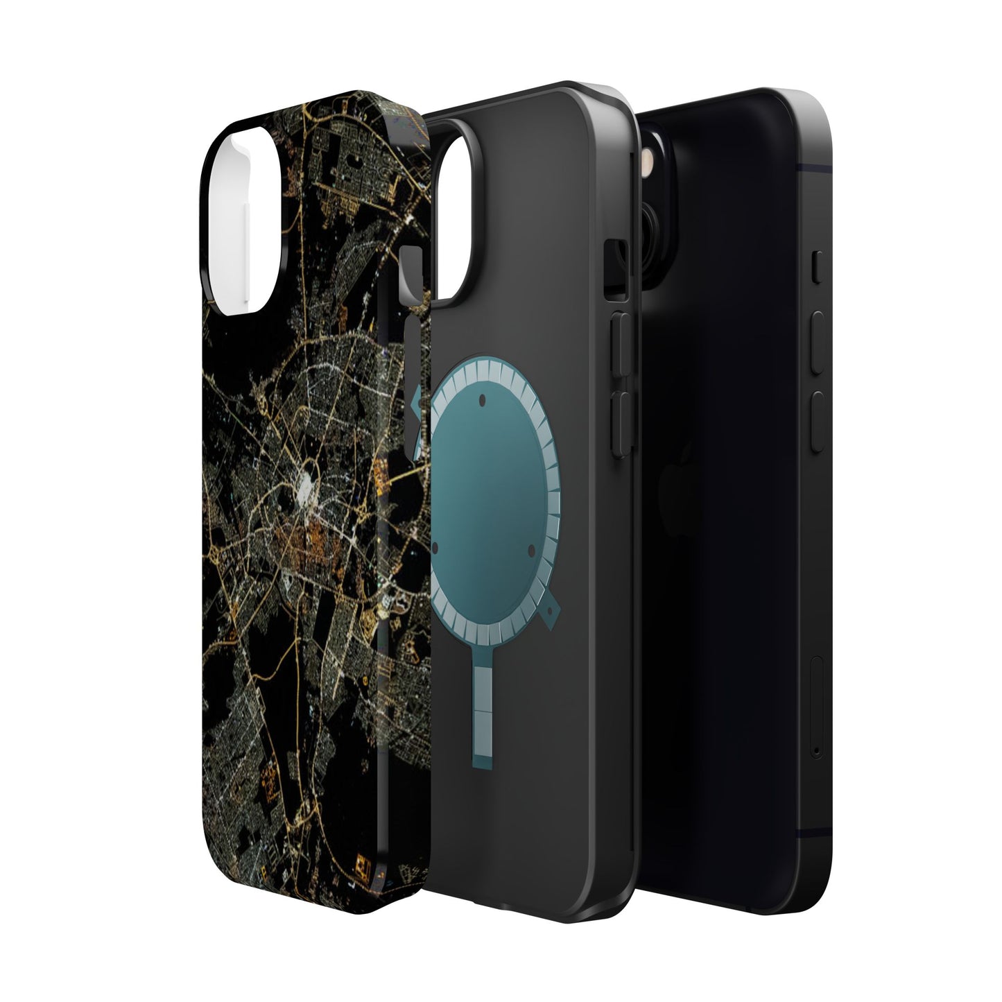 Al Madina Munawarah from Space - City of Lights- Iphone Magnetic Tough Cases
