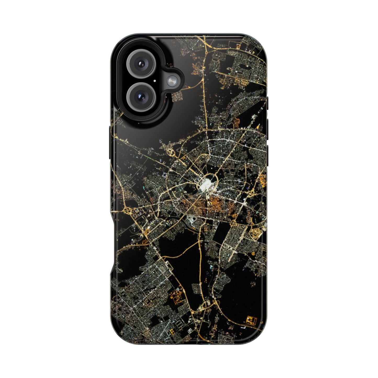 Al Madina Munawarah from Space - City of Lights- Iphone Magnetic Tough Cases