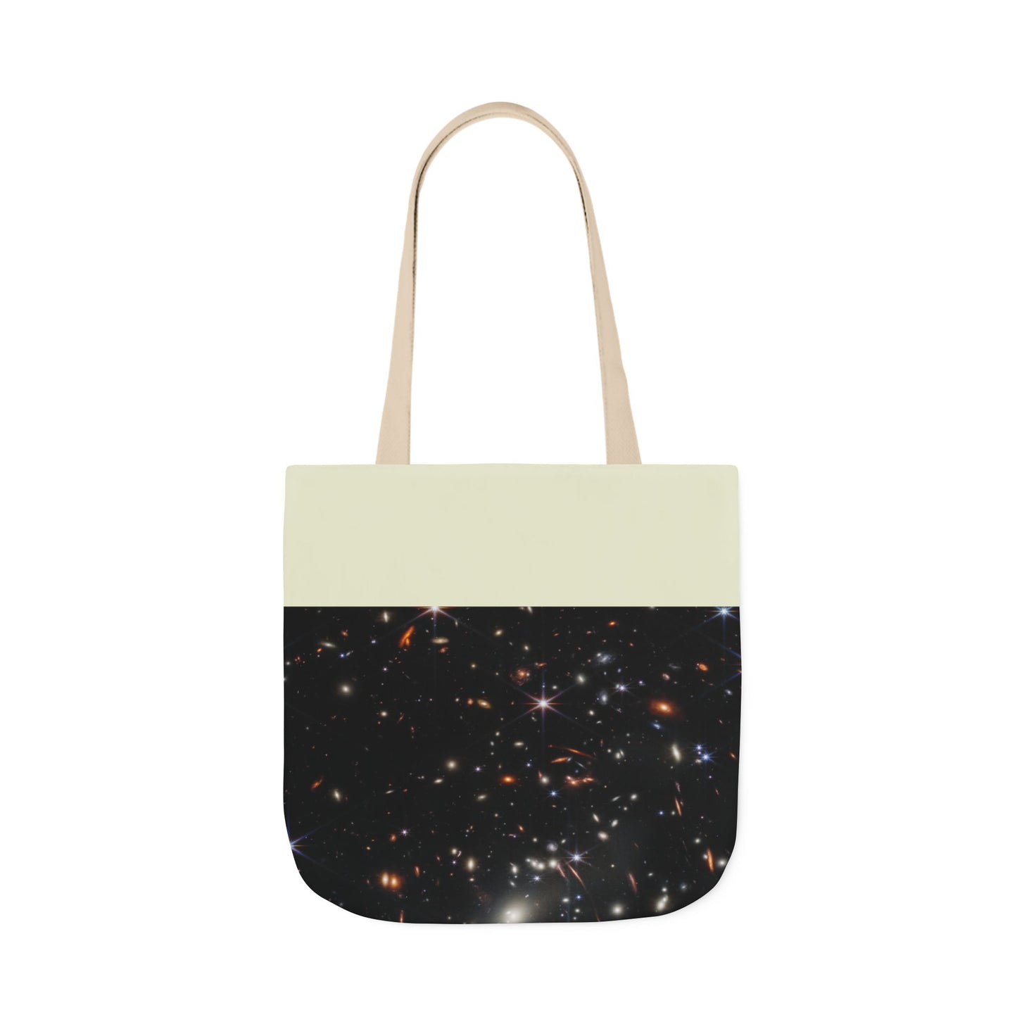 Deep Space Early Universe Canvas Tote Bag, 3-Color Straps