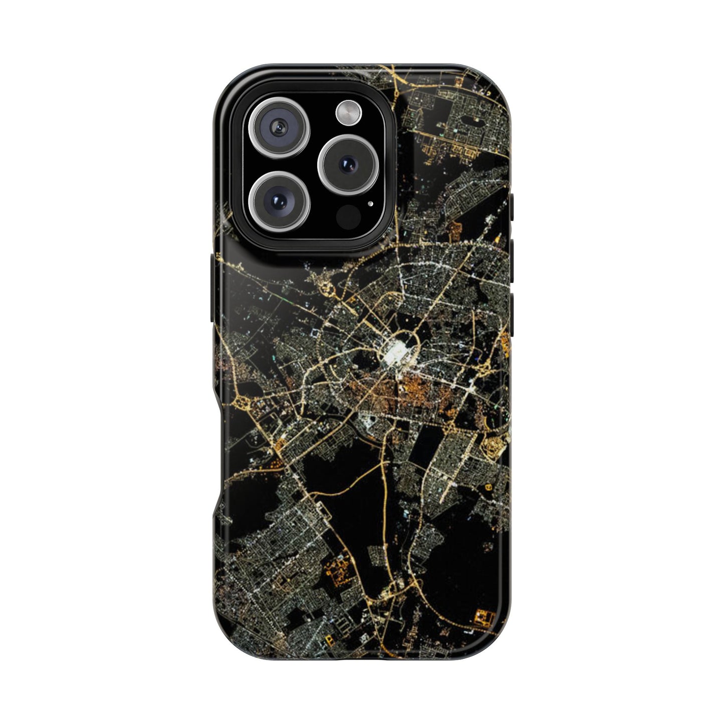 Al Madina Munawarah from Space - City of Lights- Iphone Magnetic Tough Cases