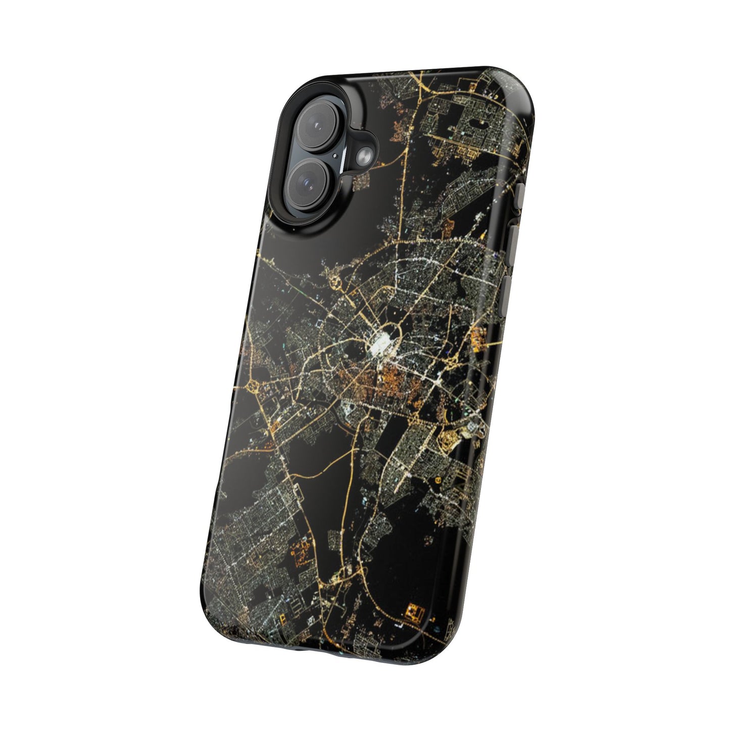 Al Madina Munawarah from Space - City of Lights- Iphone Magnetic Tough Cases