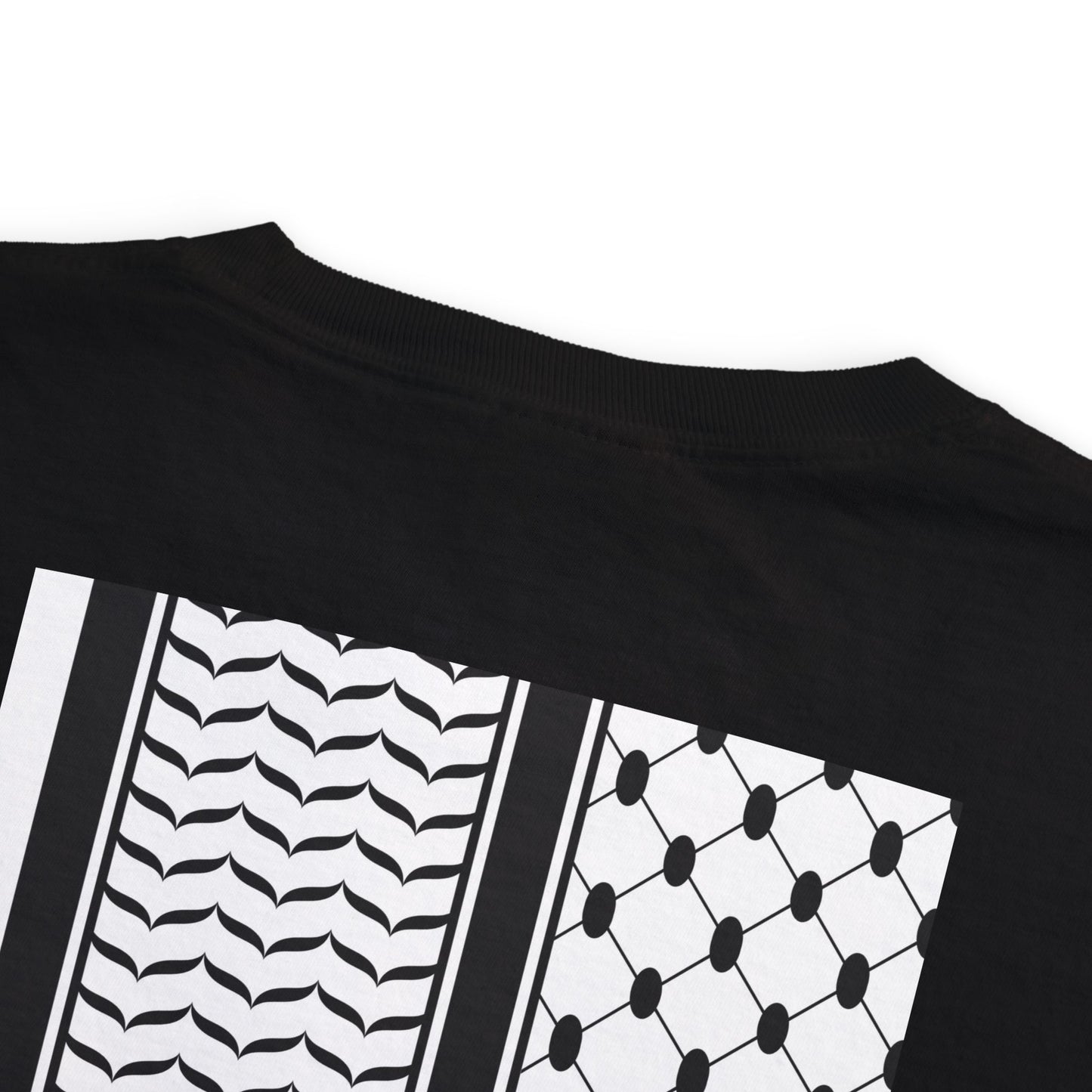 Hattah Black and White Stylish Graphic Pocket T-Shirt | Unisex| More Colors