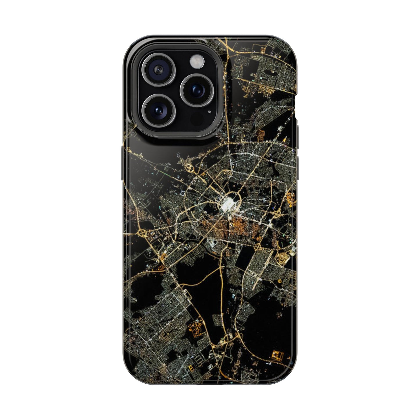 Al Madina Munawarah from Space - City of Lights- Iphone Magnetic Tough Cases