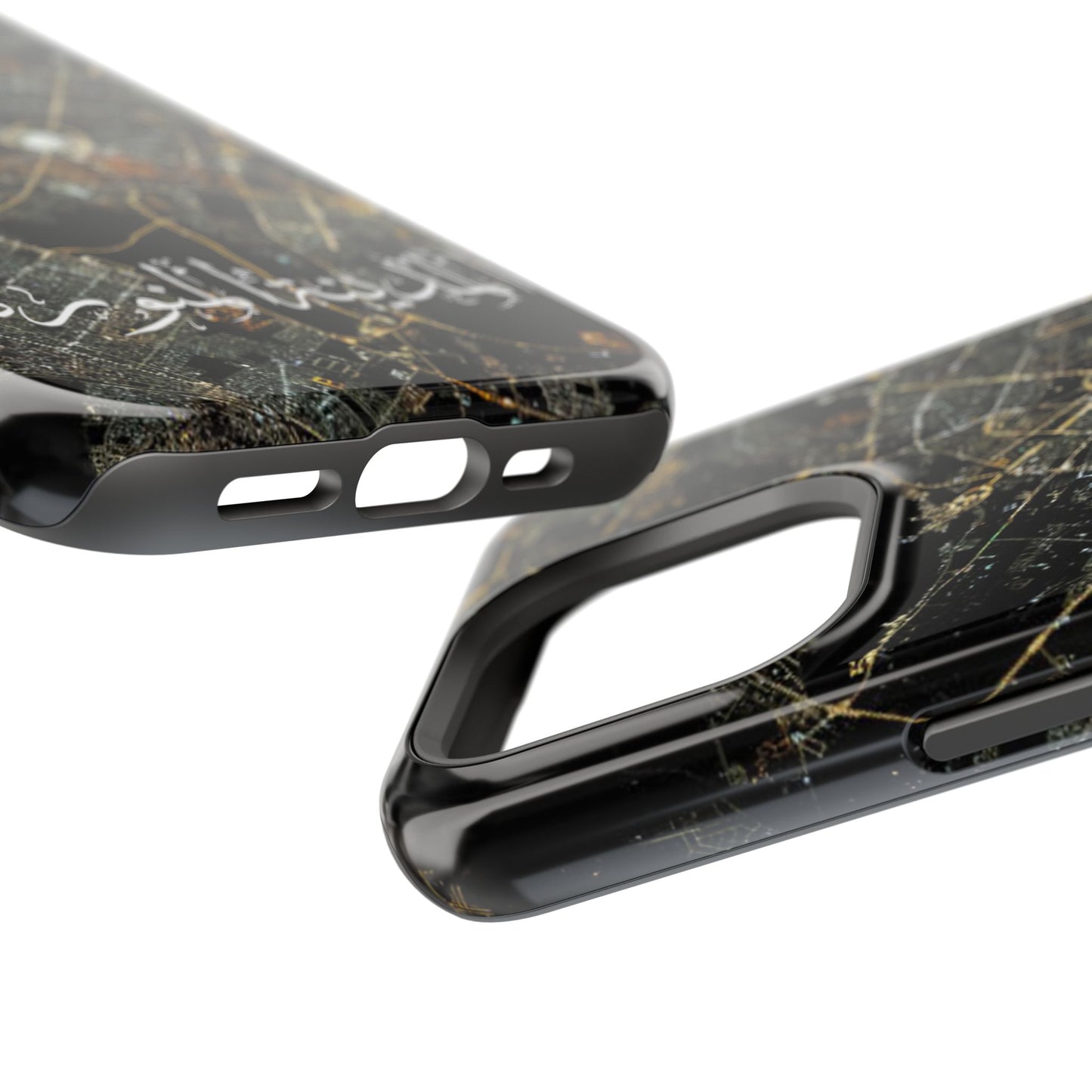 Al Madina Munawarah from Space - City of Lights- Iphone Magnetic Tough Cases