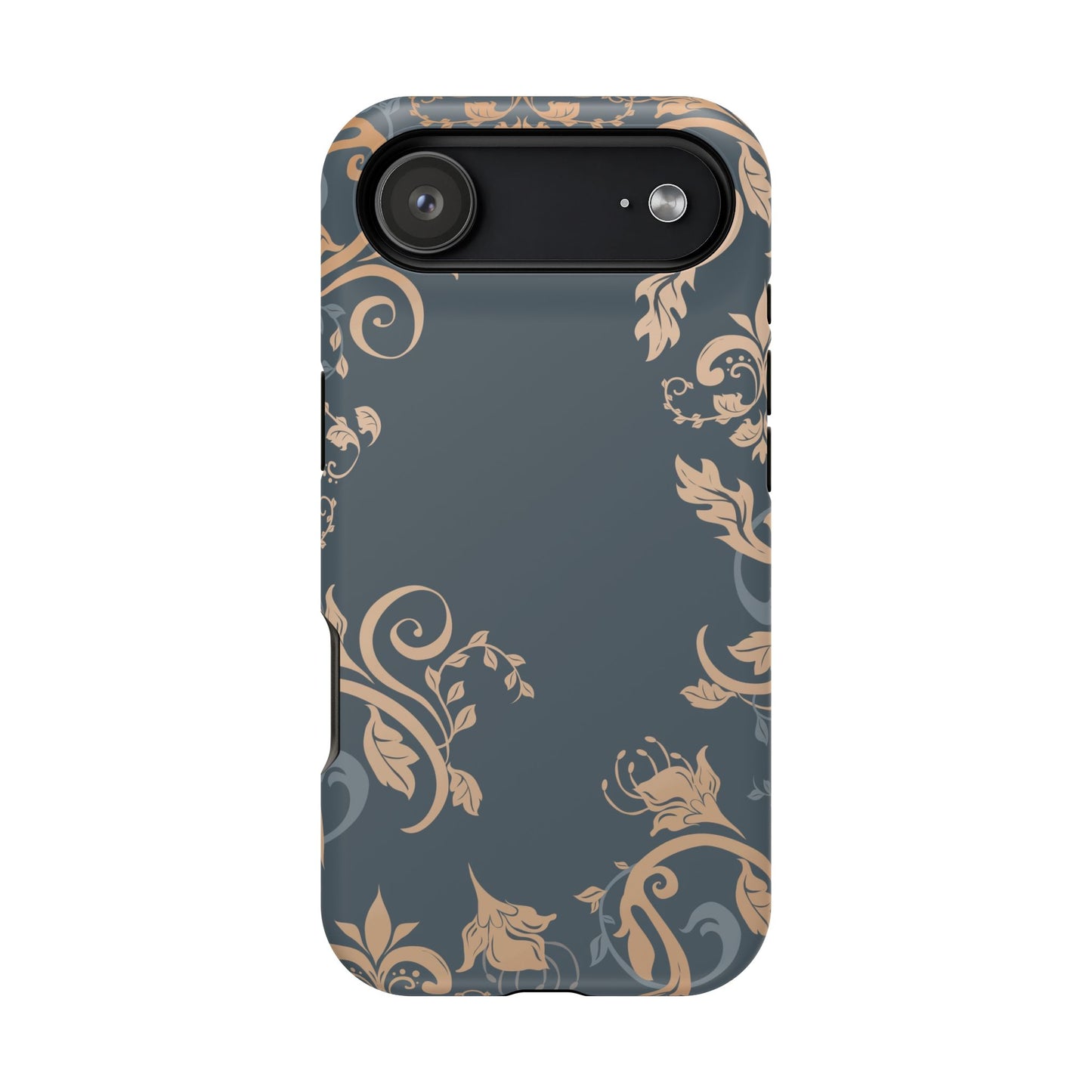 Gold flowers Iphone Magnetic Tough Cases
