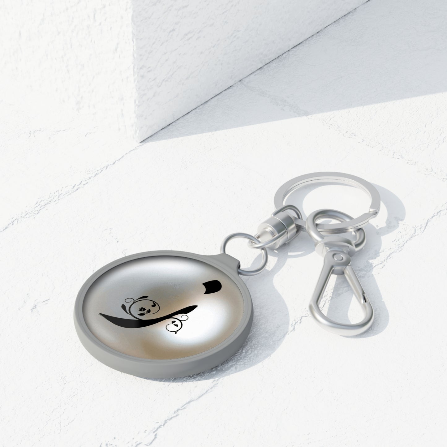 Zain “Z” “ز“ Arabic monogram charm/ key ring - Perfect Gift