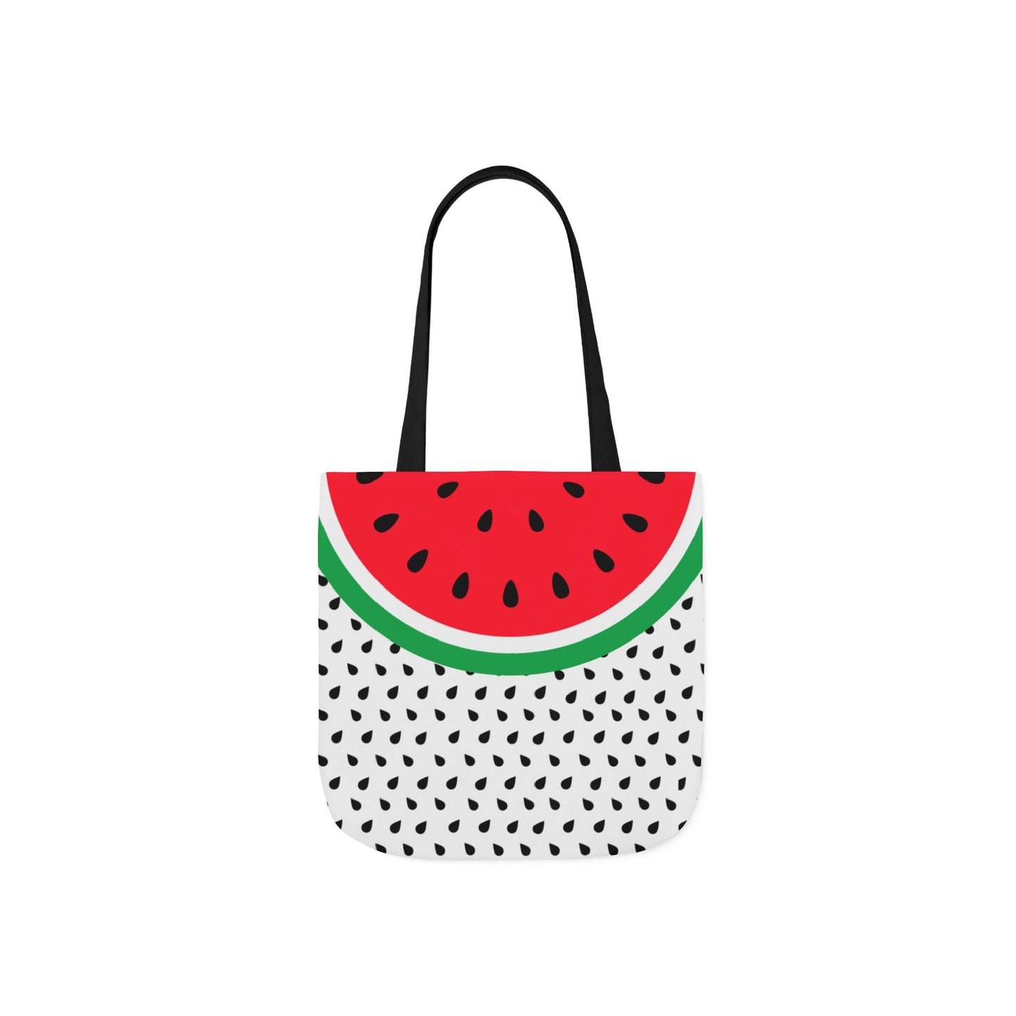 Watermelon Canvas Tote Bag, 2-Color Straps