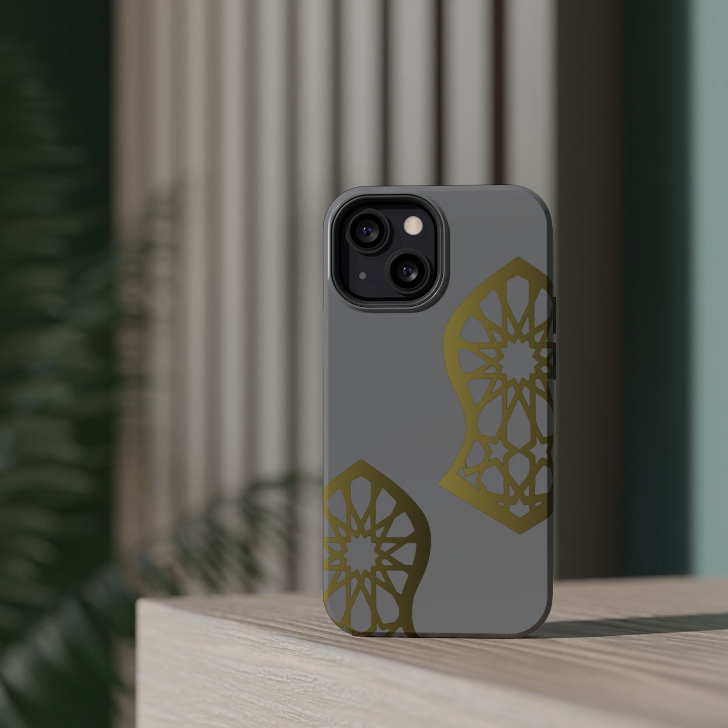 Grey and Gold Sandala Design Iphone Magnetic Tough Cases