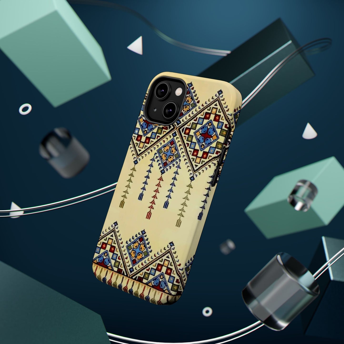 Tatreez Pattern - Iphone Magnetic Tough Cases