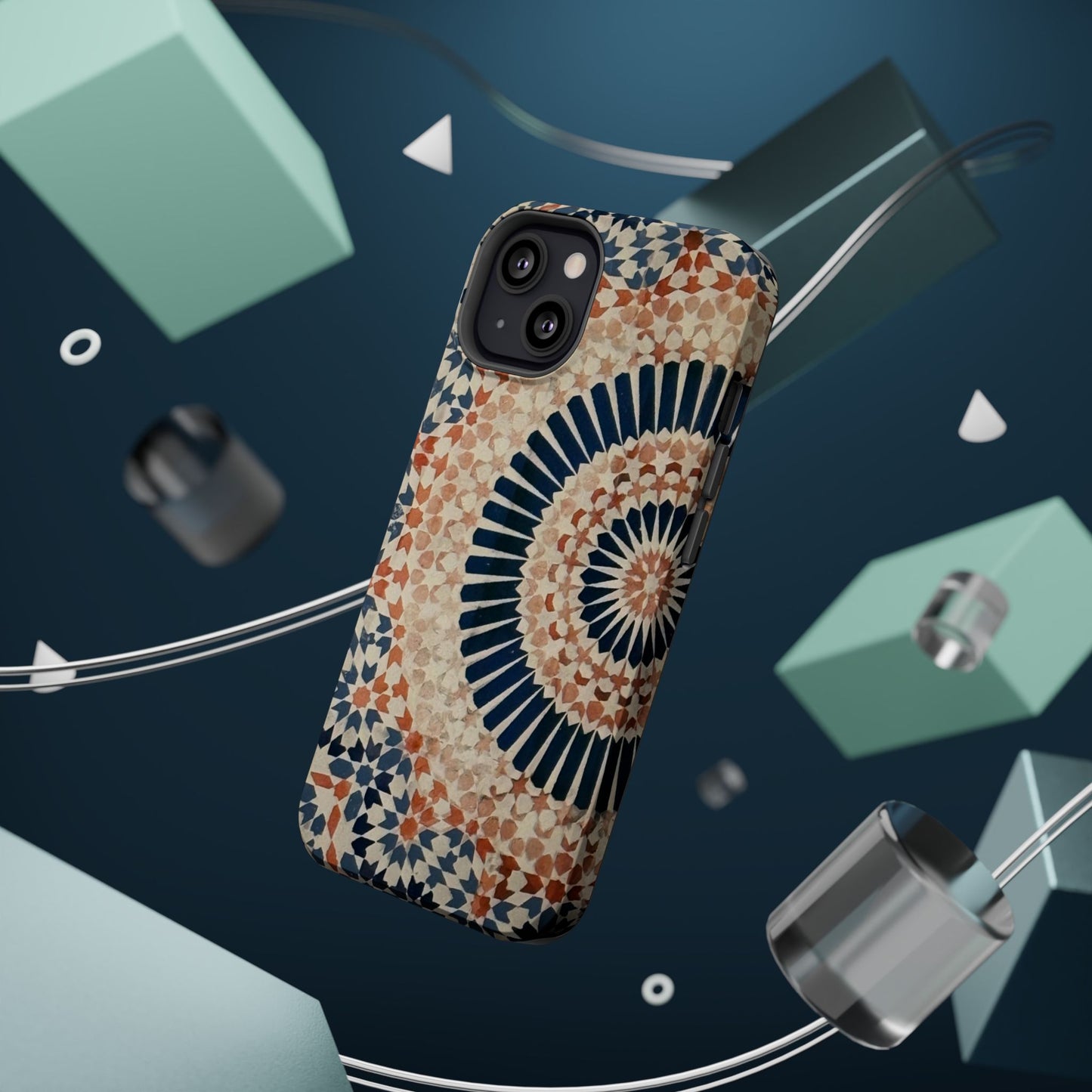 Moroccan Design Iphone Magnetic Tough Cases