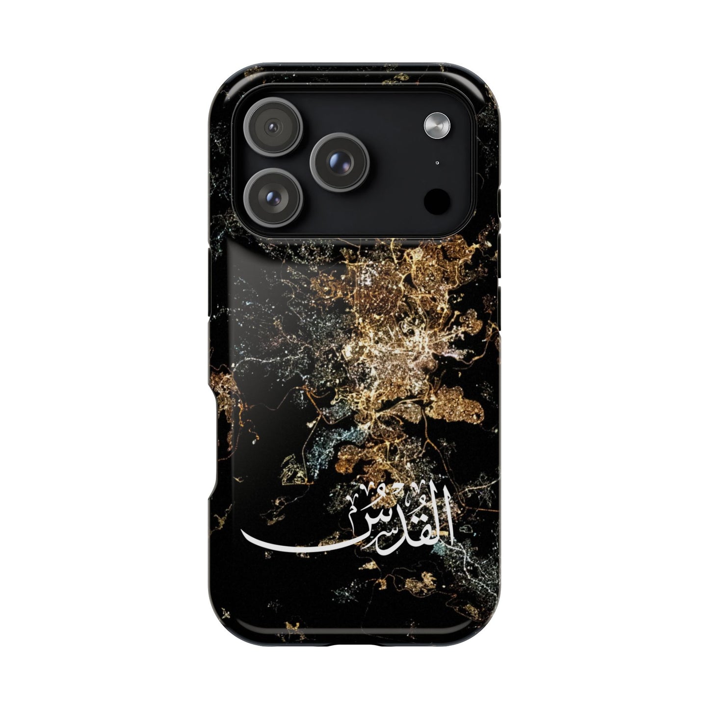 Jerusalem from Space - City of Barakah - Iphone Magnetic Tough Cases