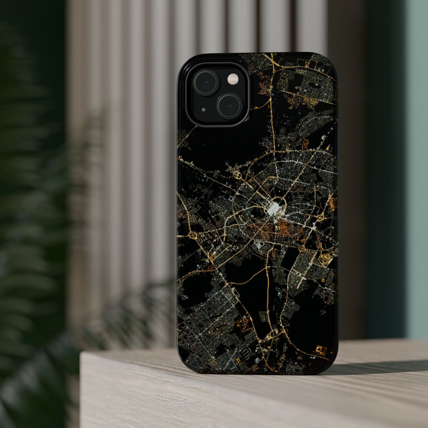 Al Madina Munawarah from Space - City of Lights- Iphone Magnetic Tough Cases