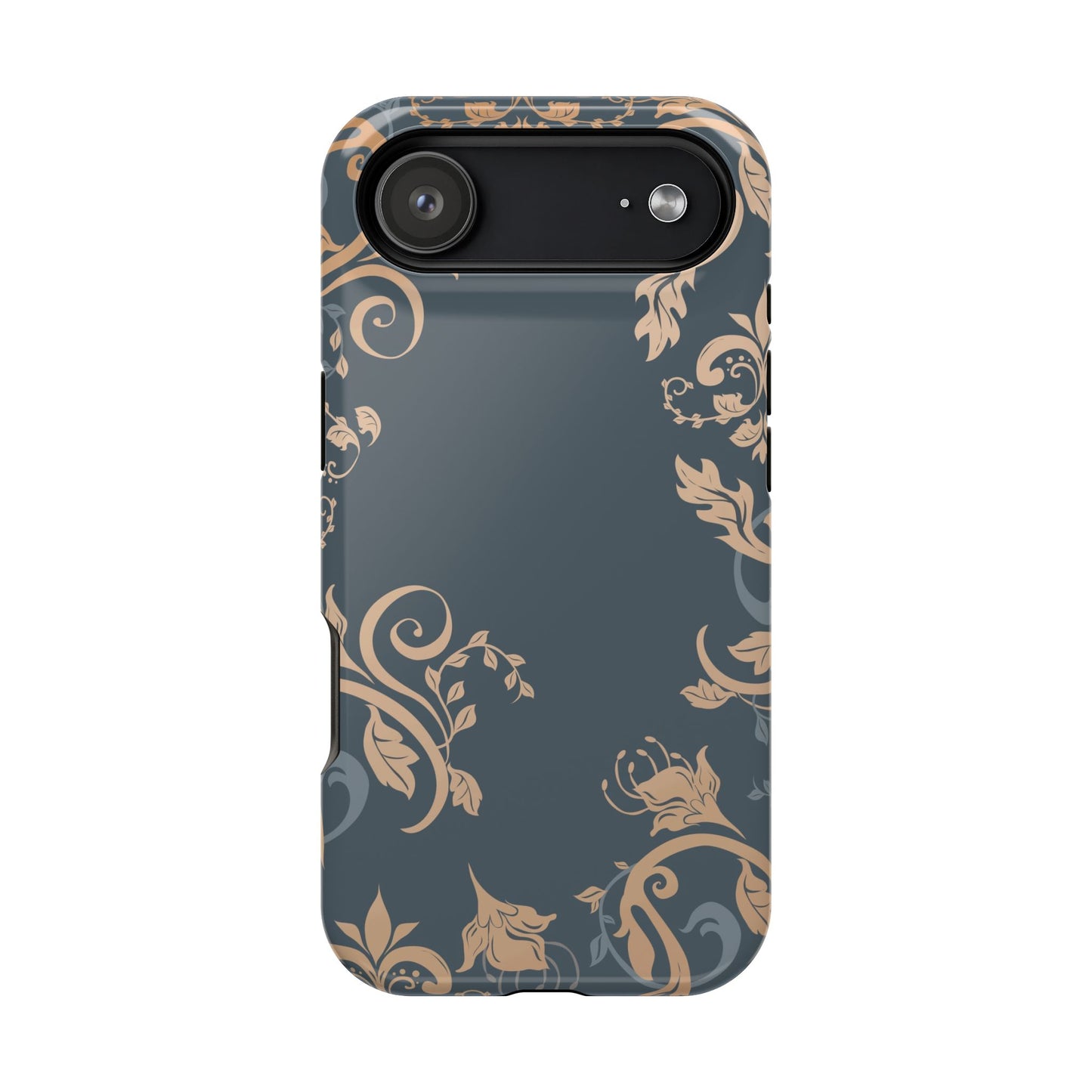 Gold flowers Iphone Magnetic Tough Cases