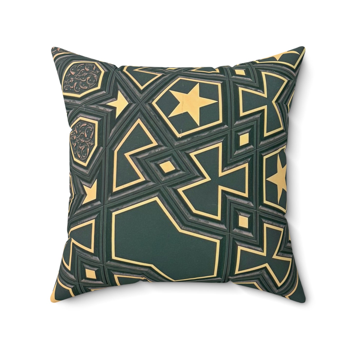 Masjid Al Haram Suede Square Pillow
