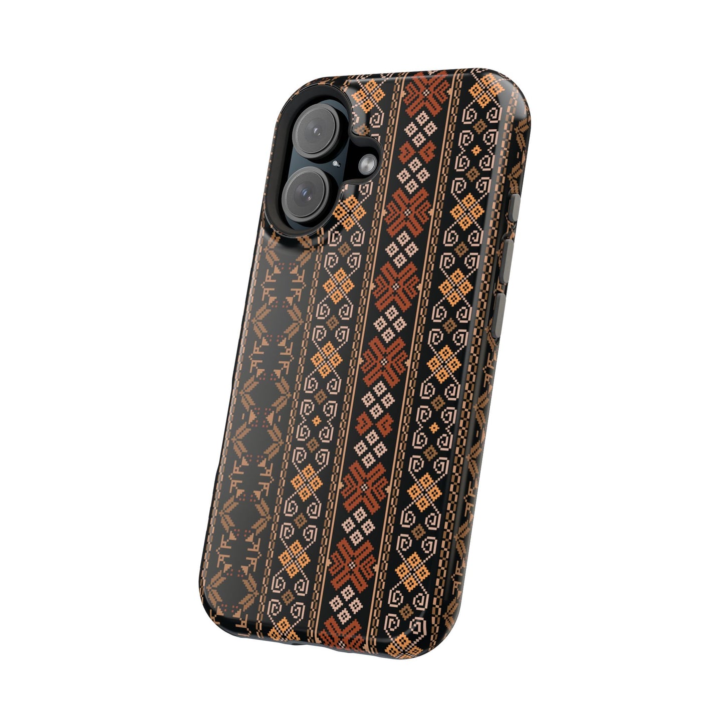 Floral Tatriz geometric Design - Iphone Magnetic Tough Case