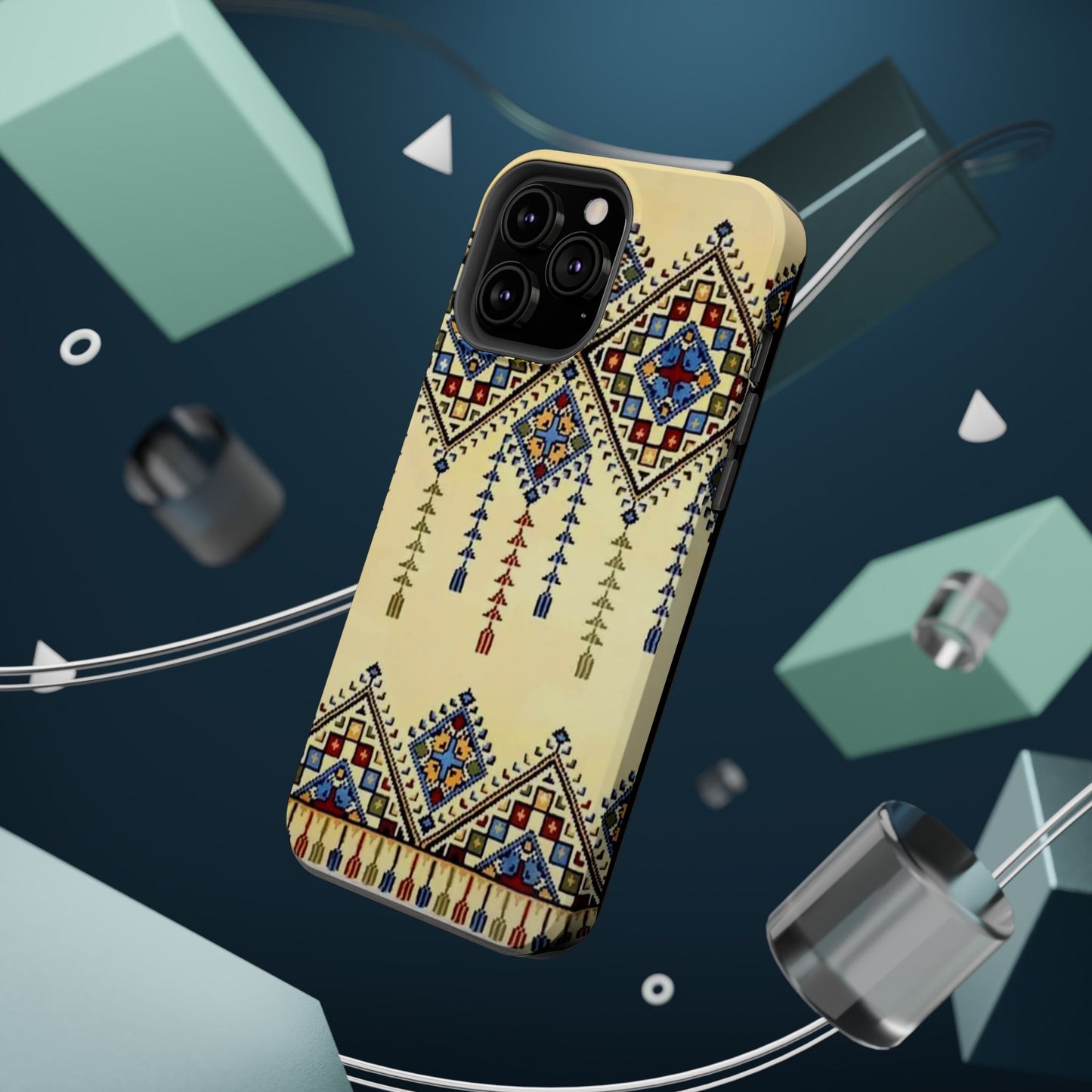 Tatreez Pattern - Iphone Magnetic Tough Cases