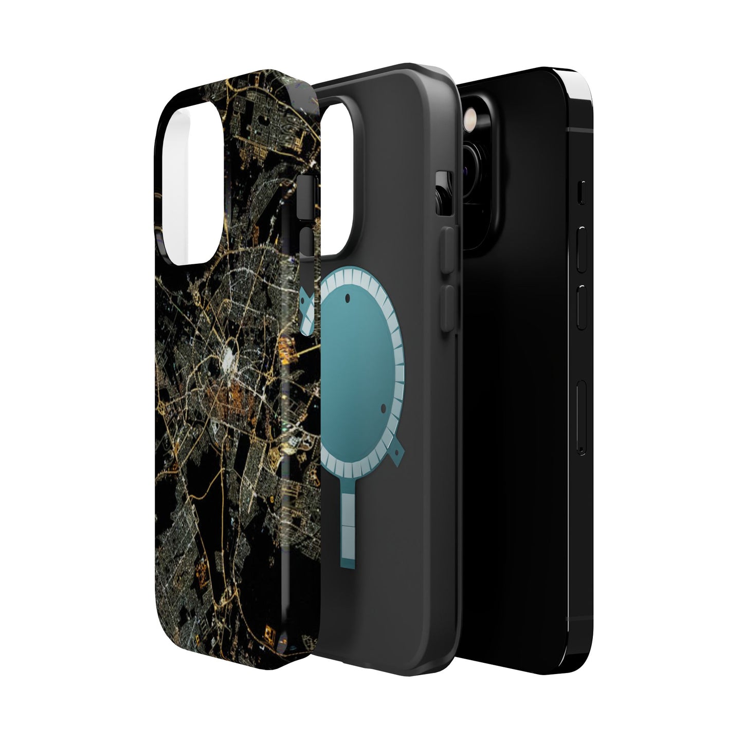 Al Madina Munawarah from Space - City of Lights- Iphone Magnetic Tough Cases