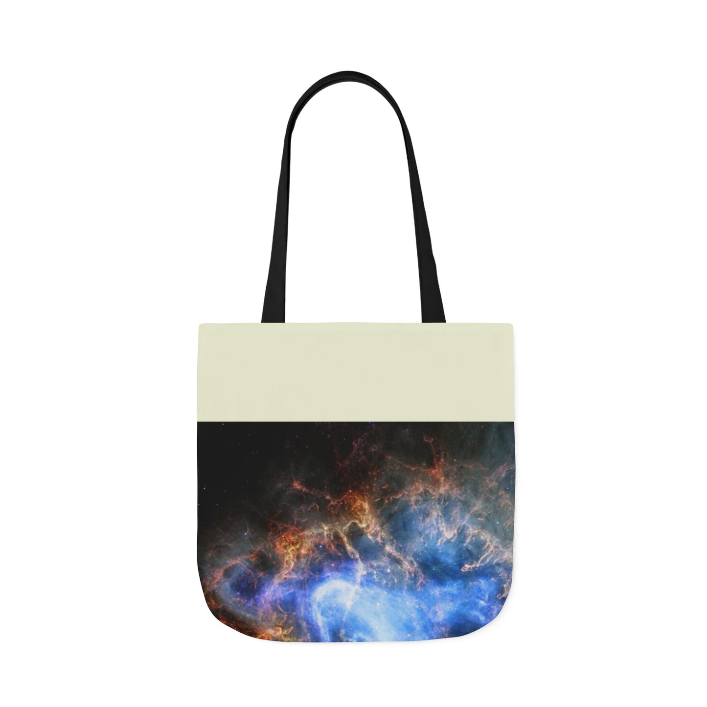 Crab Nebula Canvas Tote Bag, 3-Color Straps