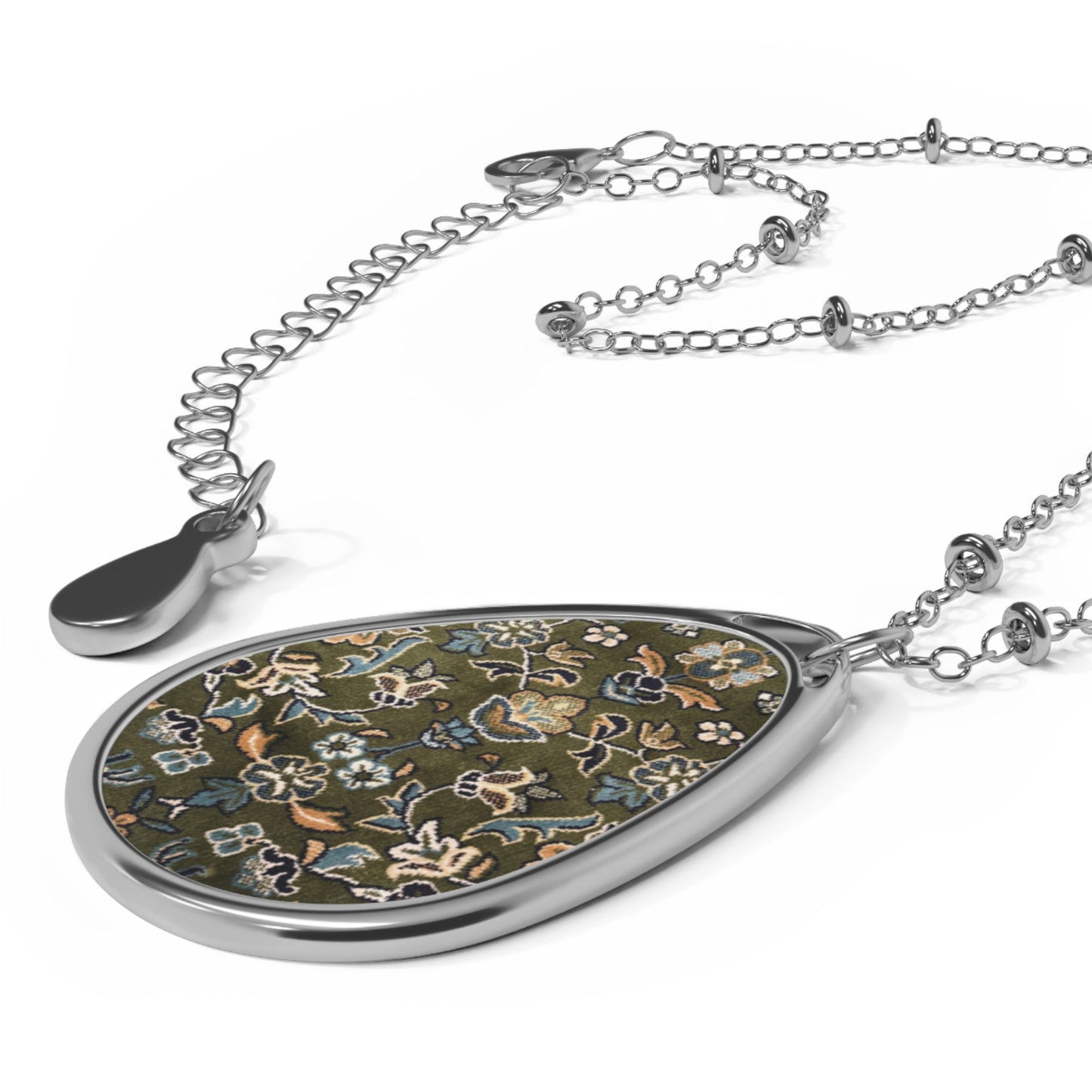 Elegant Oval Rawdah Necklace