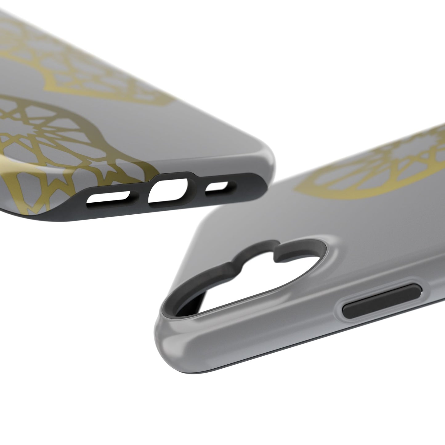 Grey and Gold Sandala Design Iphone Magnetic Tough Cases
