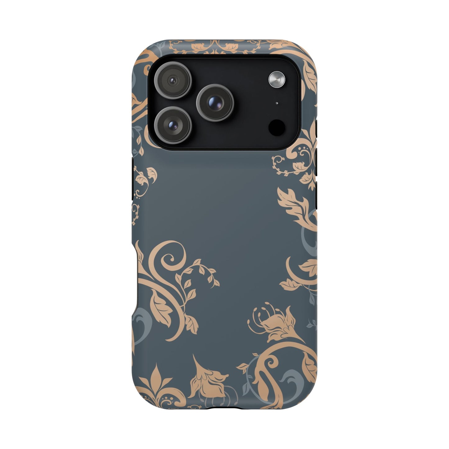 Gold flowers Iphone Magnetic Tough Cases