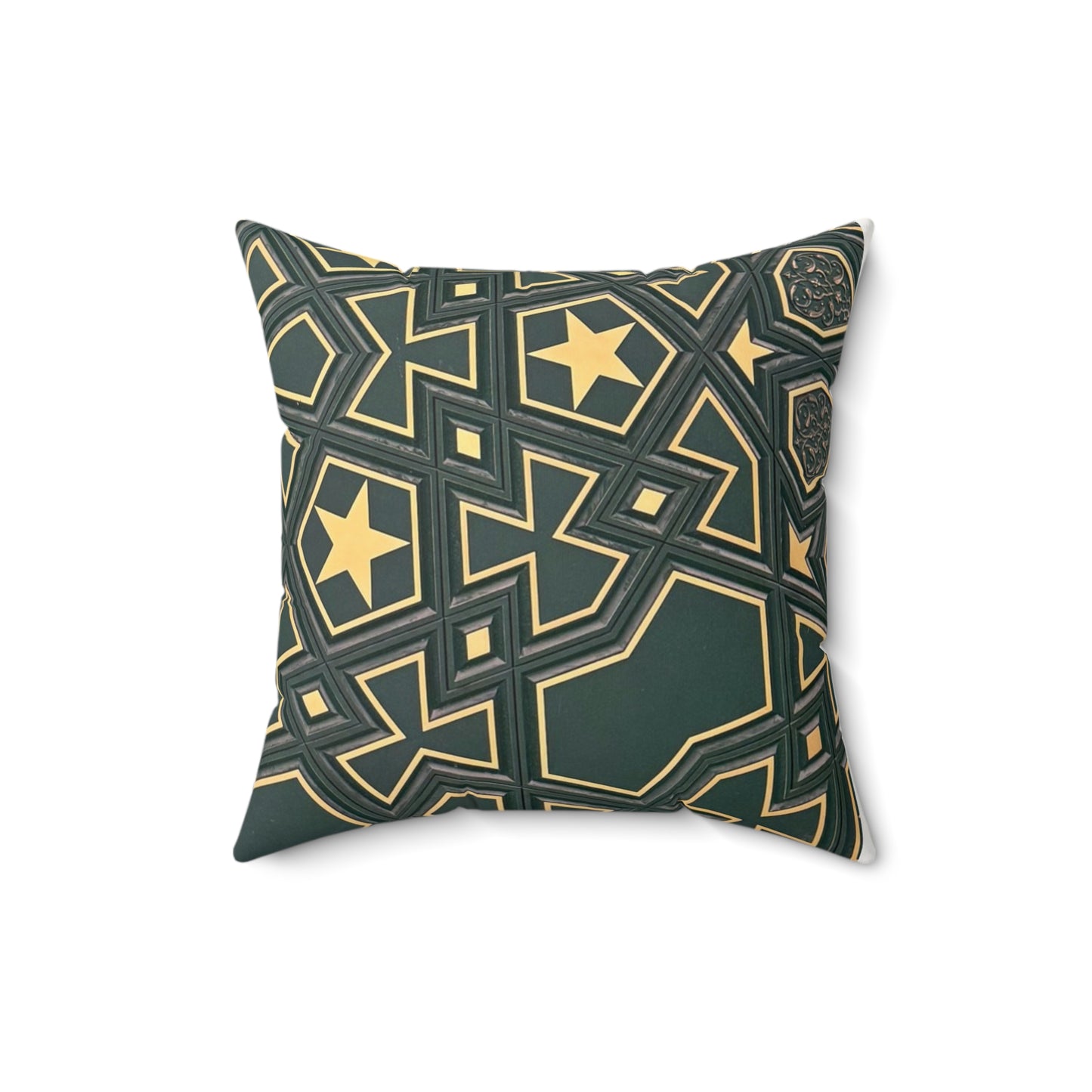 Masjid Al Haram Suede Square Pillow