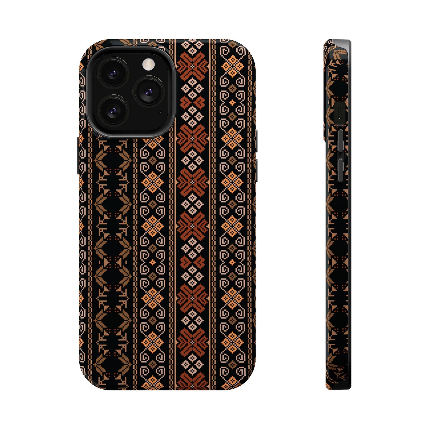 Floral Tatriz geometric Design - Iphone Magnetic Tough Case